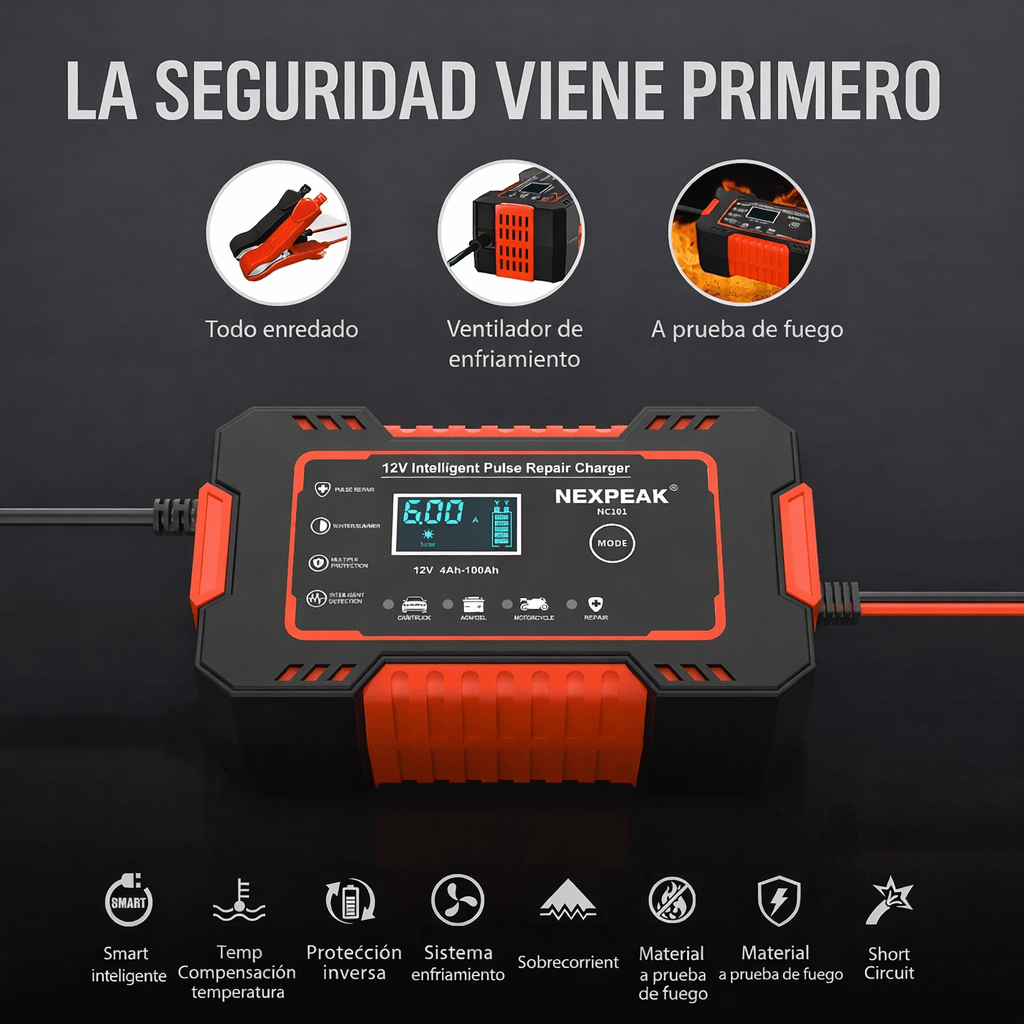 Cargador De Batería De Coche 12v 6a Sma - comerciando